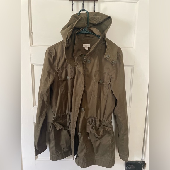 J. Crew army green utility jacket - Picture 10 of 11